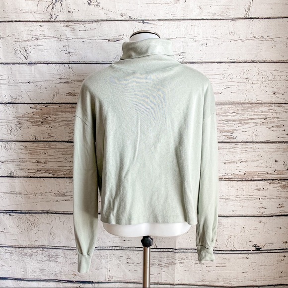 Brandy Melville green Angela turtleneck top - Picture 7 of 7